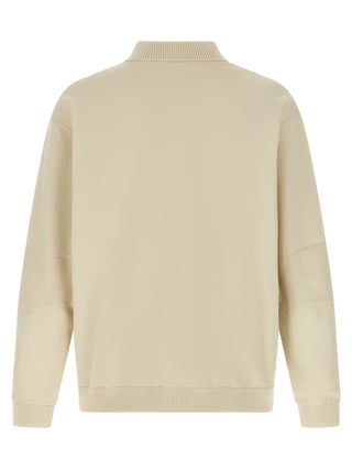 Beige Polyamide Bomber