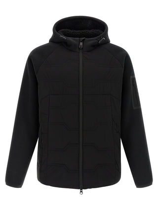 Black Polyester Shell Jacket