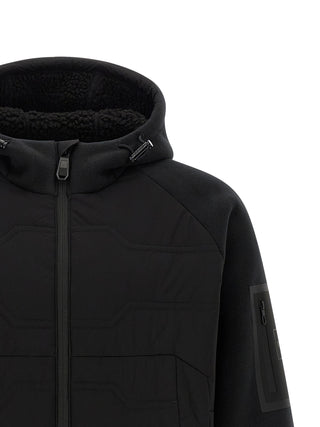 Black Polyester Shell Jacket