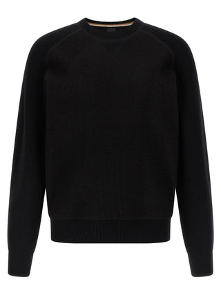Black Virgin Wool Cardigan