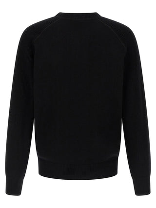 Black Virgin Wool Cardigan