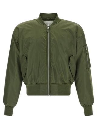 Bicolor Nylon Bomber