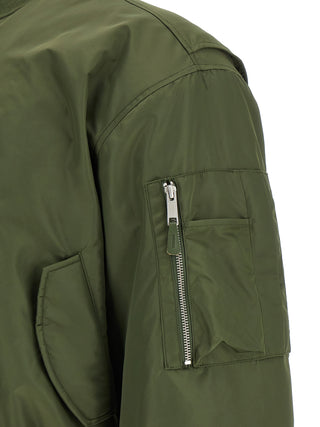 Bicolor Nylon Bomber