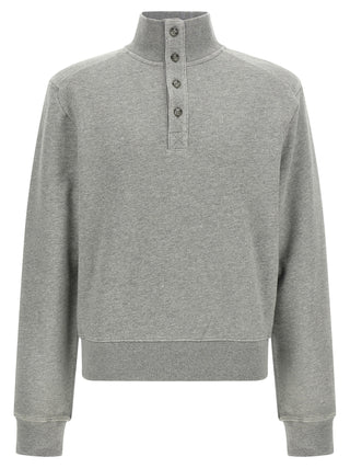 Gray Cotton Cardigan