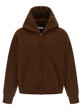 Brown Cotton Sweatshirt