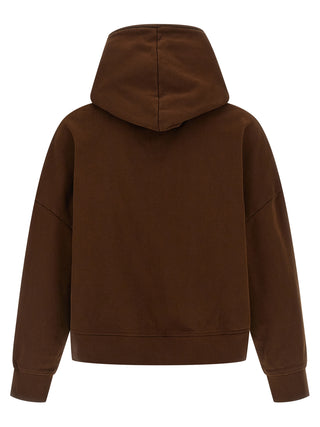 Brown Cotton Sweatshirt