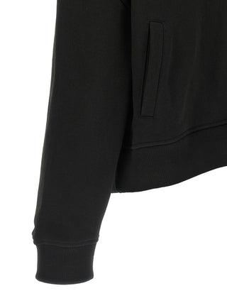 Black Cotton Sweatshirt