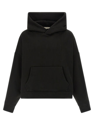 Black Cotton Sweatshirt