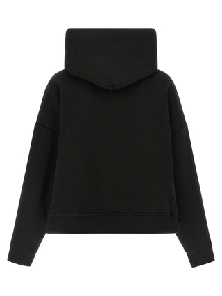 Black Cotton Sweatshirt