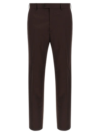 Brown Wool Two-Piece Suit