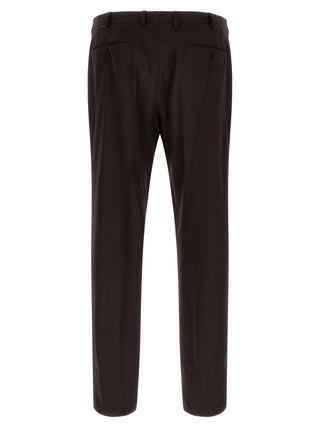Brown Wool Two-Piece Suit