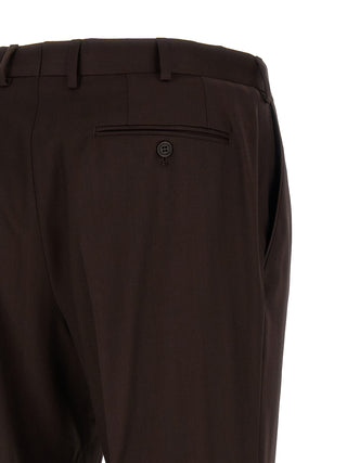 Brown Wool Two-Piece Suit