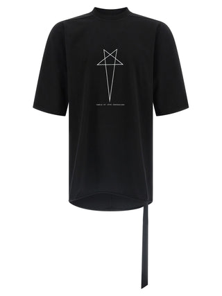 Camiseta de algodón negro