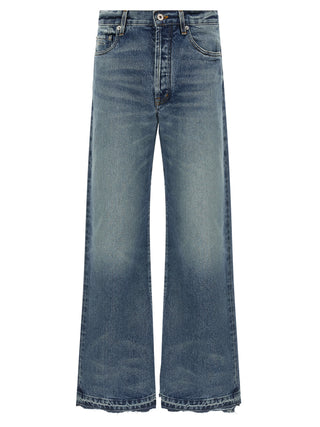 Blue Cotton Jeans Denim