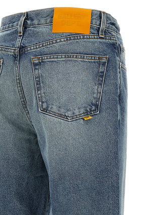 Blue Cotton Jeans Denim