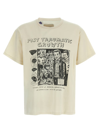 Beige Cotton T-Shirt