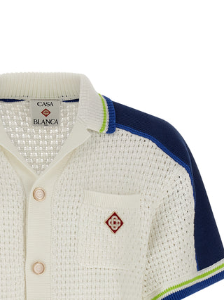 Blusa de algodón blanca