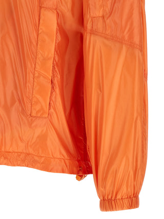 Orange Polyamide Shell Jacket