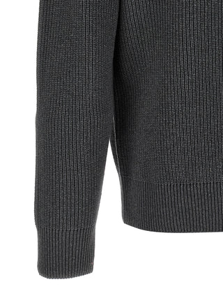 Gray Wool Cardigan