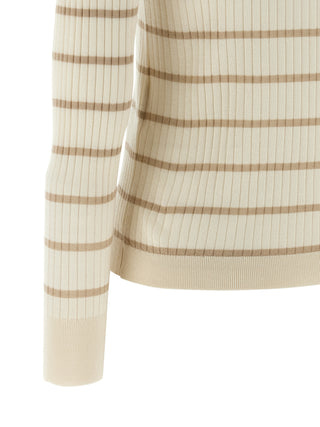 Beige Cashmere Polo Shirt