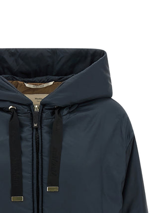 Blue Polyester Shell Jacket