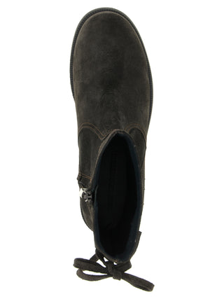 Brown Calfskin Ankle Boots