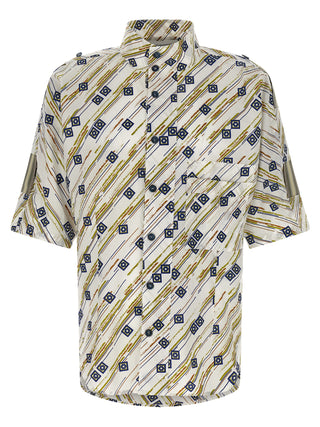 Blusa multicolor de algodón  