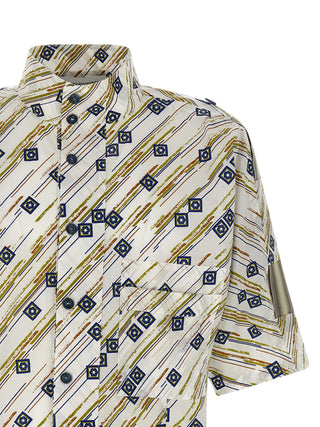 Blusa multicolor de algodón  