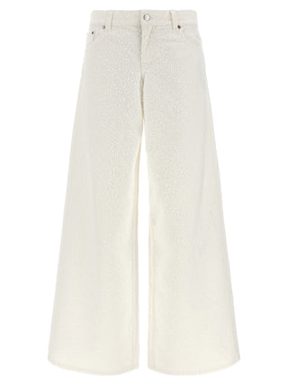 White Cotton Jeans Denim