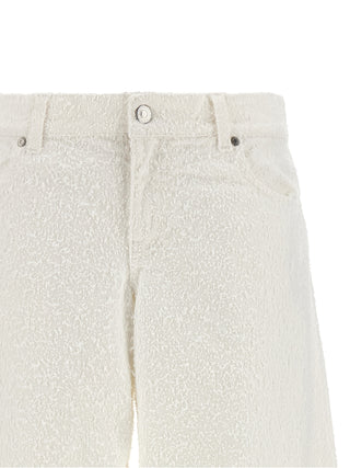White Cotton Jeans Denim