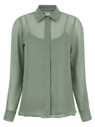 Bicolor Silk Blouse