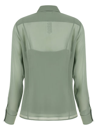 Bicolor Silk Blouse