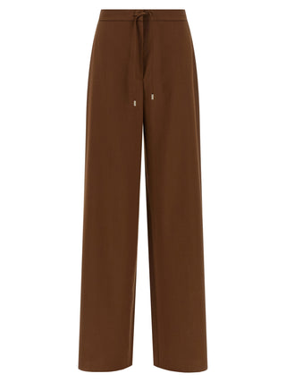 Brown Virgin Wool Pants