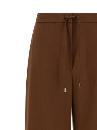 Brown Virgin Wool Pants