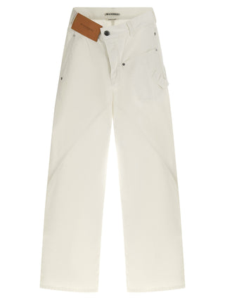 Vaqueros de algodón blanco