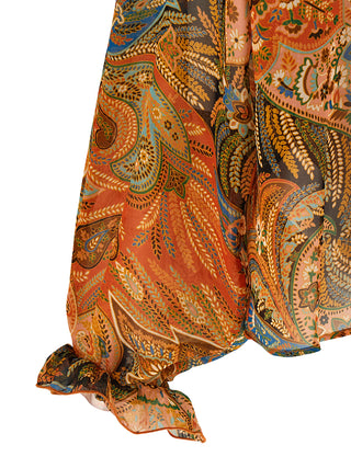 Multicolor Silk Blouse
