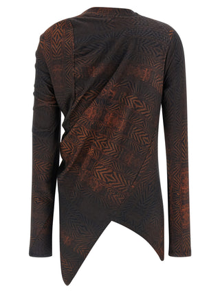 Camisa marrón de algodón