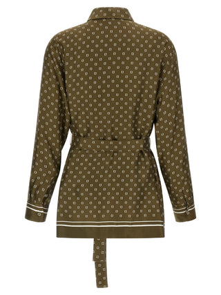 Bicolor Silk Blouse