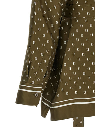 Bicolor Silk Blouse