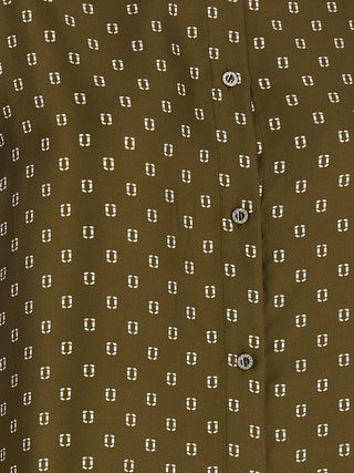 Bicolor Silk Blouse
