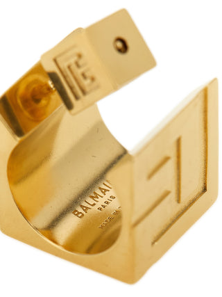Gold Brass Earrings