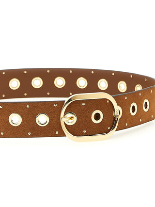 Brown Lamb Leather Regular Belt