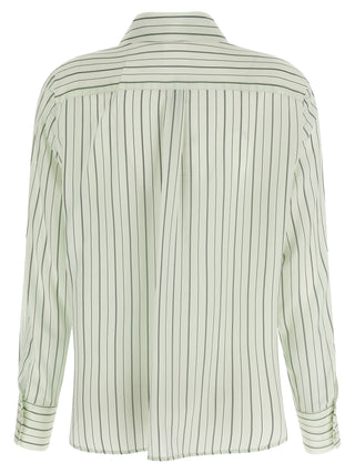Bicolor Silk Blouse
