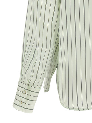 Bicolor Silk Blouse