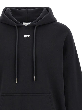 Black Cotton Sweatshirt