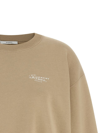 Sudadera beige de algodón