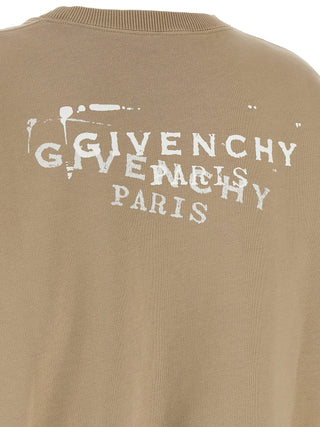 Sudadera beige de algodón