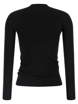 Black Viscose Cardigan