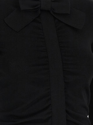 Black Viscose Cardigan
