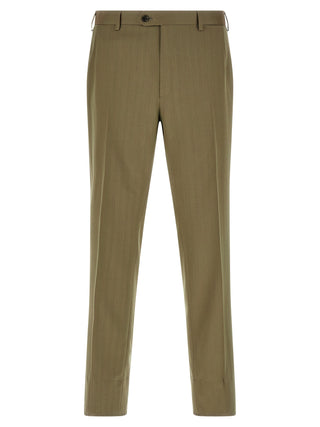 Bicolor Wool Two-Piece Suit